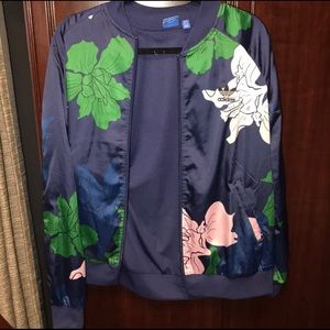 Adidas Floral Print Jacket